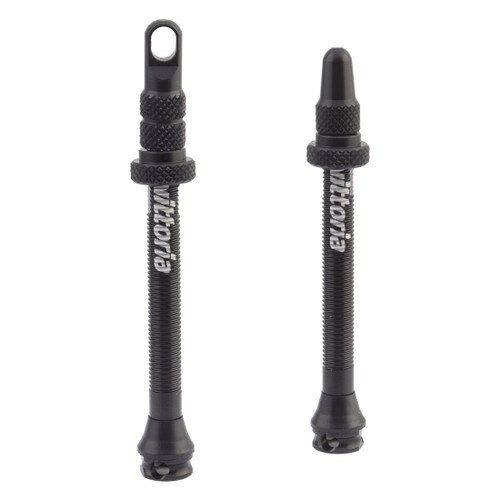Vittoria Multiway 60mm Aluminum Tubeless Valves Pair - Presta, Lightweight, Durable 1AA00092