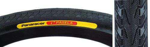 Panaracer Pasela 26x1.25 Wire Road and Hybrid Tire, Reflective Sidewall AH26125BLX-18