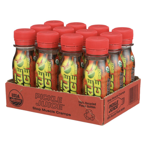Pickle Juice Shots Extra Strength Electrolyte - Chili Lime, 12 Pack 26 CHILI