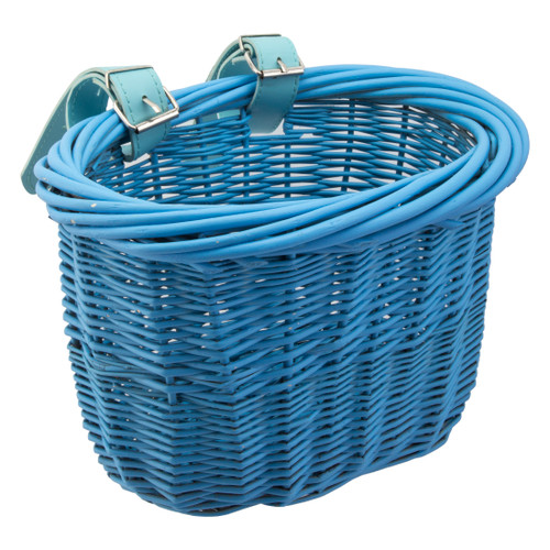 Sunlite Mini Willow Bicycle Basket Handlebar Mount, Blue Willow 90141