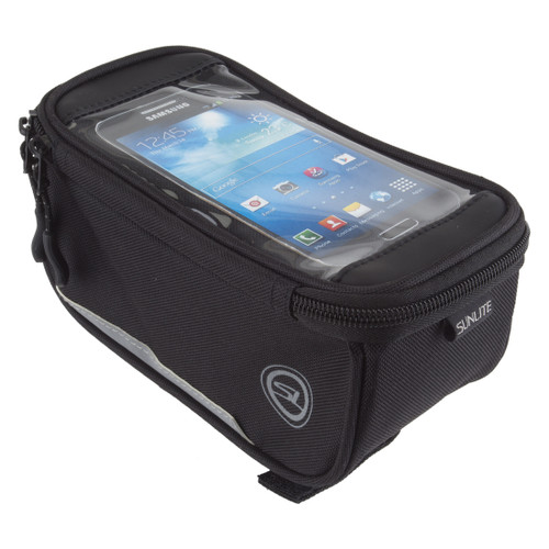 Sunlite Top Tube Bike Phone Bento Velcro Mount and Water-Resistant Window 915568
