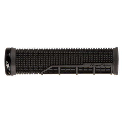 Lizard Skins Machine Bicycle Handlebar Grip Jet Black Single Sided Lock-On 135mm LOMCH100