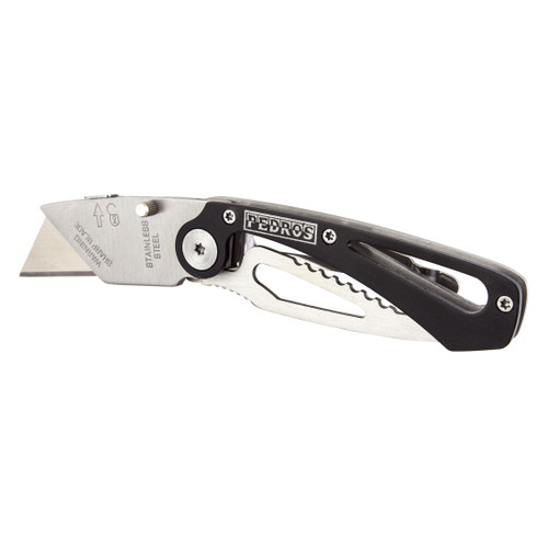 Pedro's Stainless Aluminum Utility Knife - Durable Folding Multi-Tool 6450410