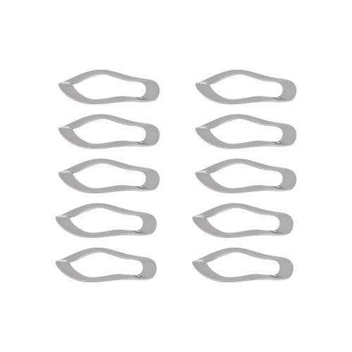Wheels Manufacturing Wave Washers for 24mm Spindle Cranksets Pack of 10 WAVEWSH-24MM-10