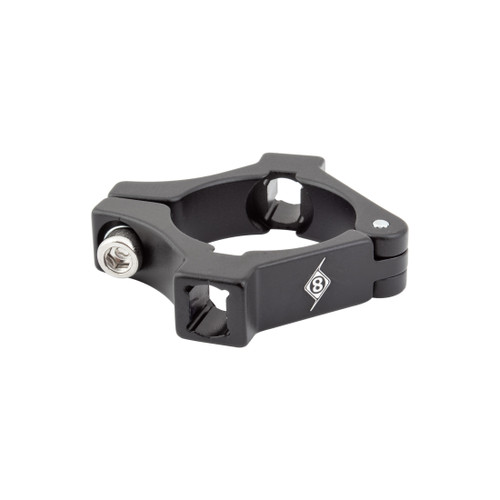 Origin8 DownTube Shifter Adapter - Machined Alloy, Black Anodized 53900