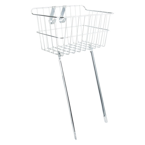Wald #151 Steel Front Bicycle Basket | Drop Top Handlebar Mount 151