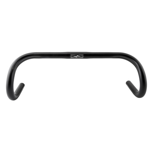 Sunlite Aluminum Road Drop Bar 26mm Clamp, 460mm Width, Upsweep Rise 34129