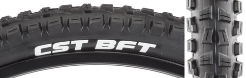 CST BFT 26x2.4 All-Mountain Freeride Tire Durability and Aggressive Tread TB74202100