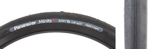 Panaracer Minits S 20x1-1/8 Puncture-Resistant Clincher Tire AW2081MNTS-B