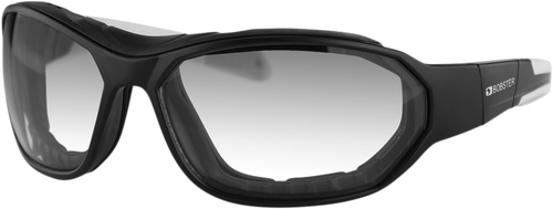 Bobster Force Convertible Sunglasses - Matte Black - Clear Photochromic Lens BFOR001T