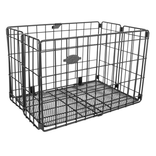 Sunlite Folding Steel Bicycle Basket - Lightweight, Durable and Collapsible 90048