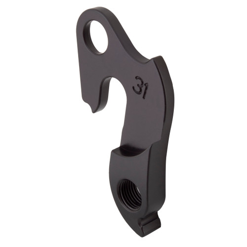 Wheels Manufacturing Derailleur Hanger 31 6061 Aluminum: Black DROPOUT-31