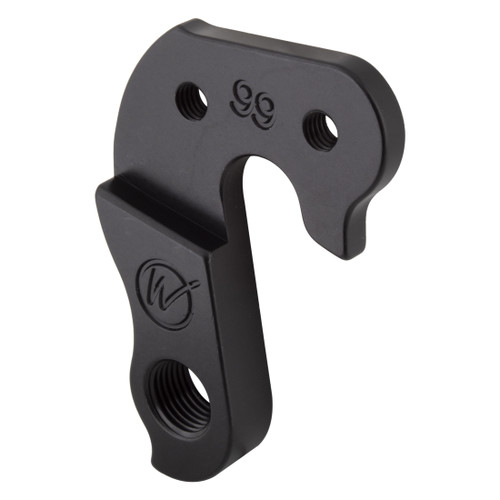 Wheels Manufacturing Derailleur Hanger 99 6061 Aluminum: Black DROPOUT-99