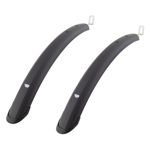 Pure Cycles 700C Alloy and PET Mini-Fenders Pair for Mud and Splash Protection 290485