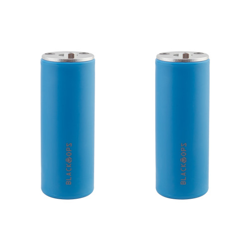 Black Ops Nylon 14mm BMX Pegs | 3/8in Blue, Lightweight and Durable 96477