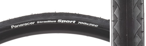 Panaracer Stradius Sport Road Tires – Durable, Lightweight Performance Cycling Tires in 700x23 and 700x26 Sizes for Training and Racing RF726-SSPT-B