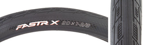 Tioga FASTRX 20x1 3/8 BMX Race Tire - UTC Rubber, Pressure-Sensitive Traction R9ZA3546