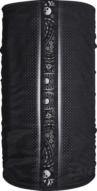 Zan Headgear Motley Tube Fleece Lined - Classic Carbon Halftone TF131