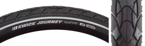 Kenda Kwick Journey Sport 700x42 Tire - Puncture-Resistant, Reflective, E-Bike Approved 212889