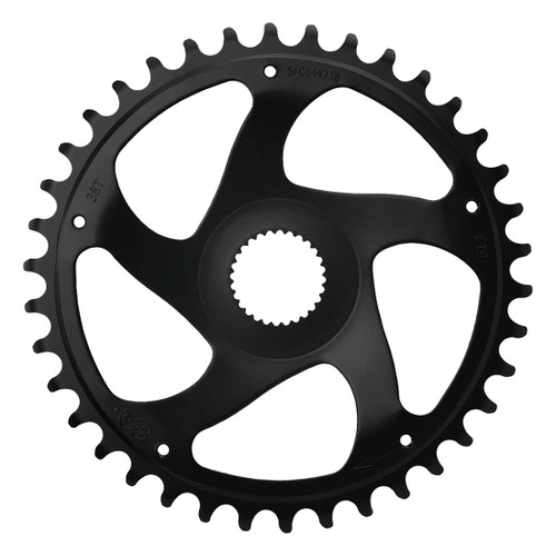 KMC E-Bike 38T Chainring for Bosch Gen 3/4 | Direct Mount, Black RING00455
