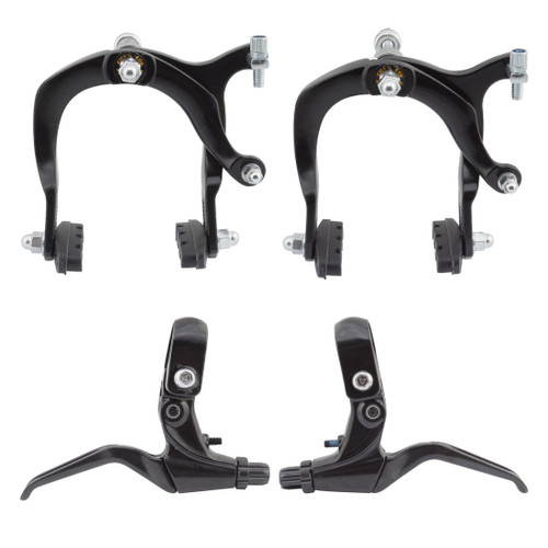 Sunlite MX Alloy Side Pull Brake Set, Black, Lightweight and Durable 13800
