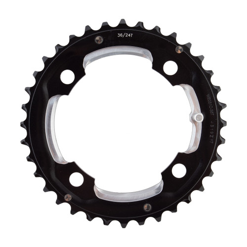 FSA MTB Pro 36T Double Chainring | Aluminum, 104 BCD, 10-Speed, CNC Machined, Black 380-0636I