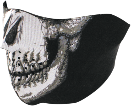 Zan Headgear Half Mask - Skull Face WNFM002H