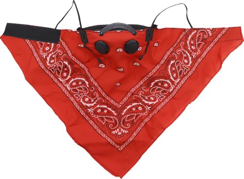 Atv-Tek Bandana Dust Mask - Red BDMRED