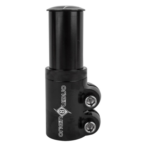 Origin8 X-Tra Lift 55mm Stem Riser - Forged AL6061-T6, Anodized Black 58878