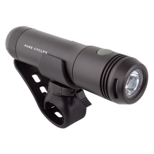 Pure Cycles City Torch USB-C Rechargeable LED Headlight - 300 Lumens 914827