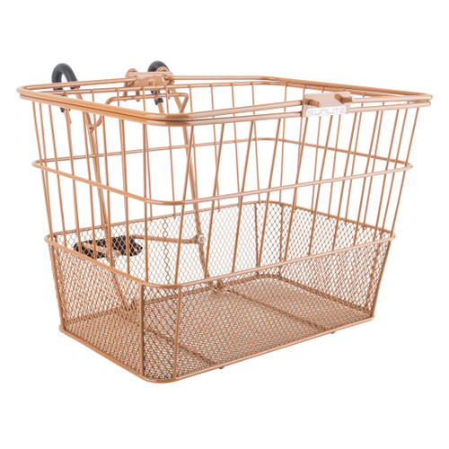 Sunlite Steel Mesh Basket Lift-Off Handlebar Mount, Brown 90295