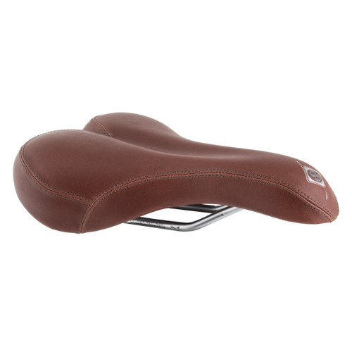 Origin8 Sport Uno-S Steel Rails Gel Cycling Saddle for Men and Women 49885