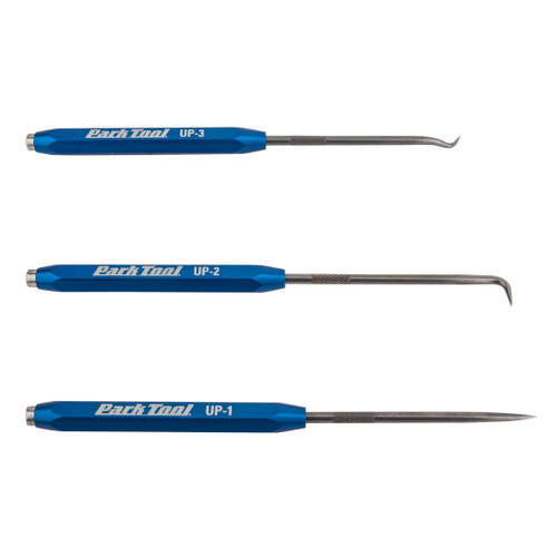 Park Tool UP-SET Pick Up Set Blue 1-Straight 1-Hook 1-90 Degree Pick UP-SET