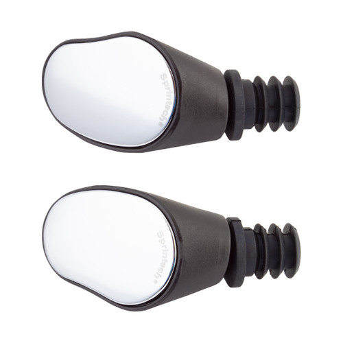 Sprintech Dropbar Mirrors Double Black Wide Field Of View Adjustable 1030