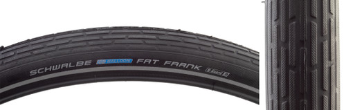 Schwalbe Fat Frank Twin Skin 700x50 Urban Cruiser Tire KevlarGuard and Reflective Sidewall 11100219.03