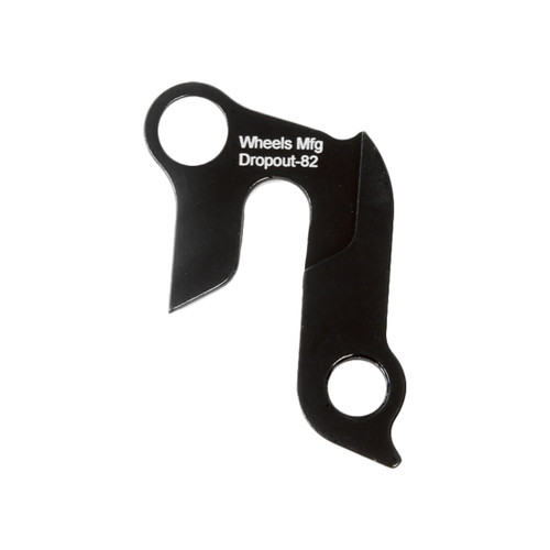 Wheels Manufacturing Derailleur Hanger 82 6061 Aluminum: Black DROPOUT-82