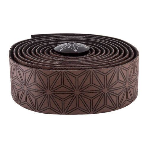 Supacaz Super Sticky Kush Bar Tape - Durable, UV-Resistant, Coffee/Black BT-68