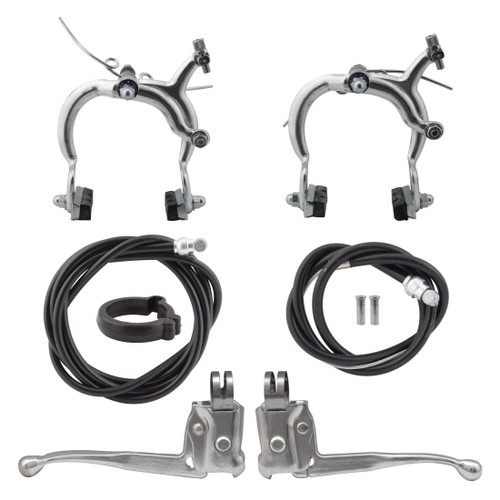 Sunlite Alloy Cruiser/MX Bike Brake Set - Side Pull, Silver 12380