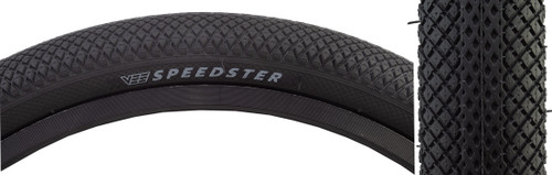 Vee Tire Co. Speedster 20x1.75 BMX Race and Dirt Jump Tire, Lightweight Folding, Low Resistance B31614