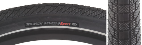 Kenda Kwick Seven.5 27.5x1.75 Clincher Tire Puncture Protection and Reflective Sidewall 071N8M64