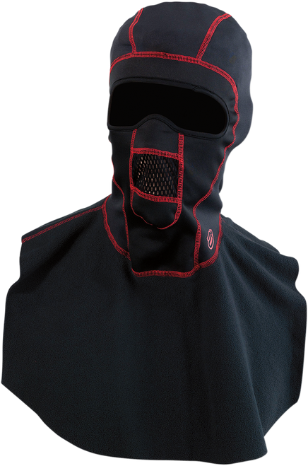 Arctiva Windshield Balaclava With Dickie - Black/Red - Small/Medium 2503-0368