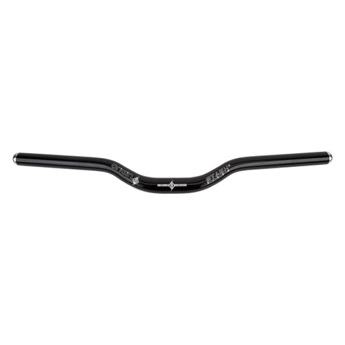 Origin8 25.4mm Black Aluminum Riser Bar Removable End Caps 34085