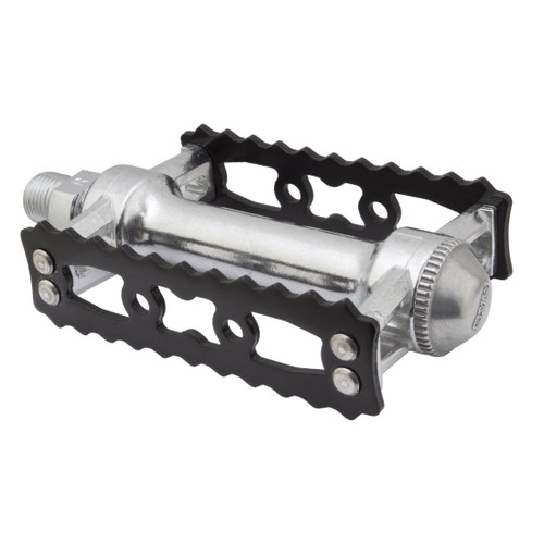 MKS Sylvan Touring Cage Pedals - Lightweight Alloy, Toe Clip Compatible SYLVAN TOURING Black