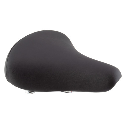 Pure Cycles City Comfy Saddle - Steel Rails, Coil Suspension, PVC Cover 50809