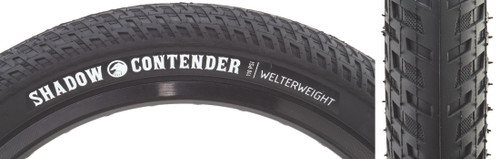 The Shadow Conspiracy Contender Welterweight 20x2.35 Wire TPI 110 Bk/Blk 103-05019 2.35