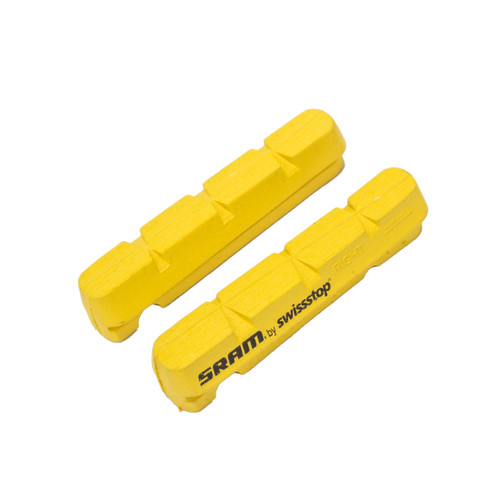 SRAM Road Brake Pads for Carbon Rims by SwissStop - Wet Performance and Interchangeable Dura-Ace/Ultegra 11.5115.000.010