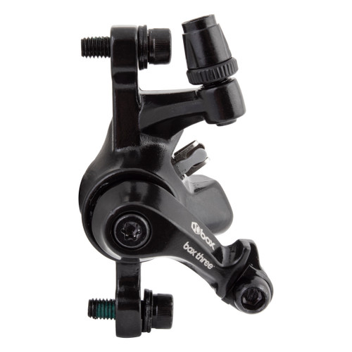 BOX Three BMX Disc Brake Caliper - Mechanical Post Mount, Carbon Steel BX-BA3-19DBC-BK
