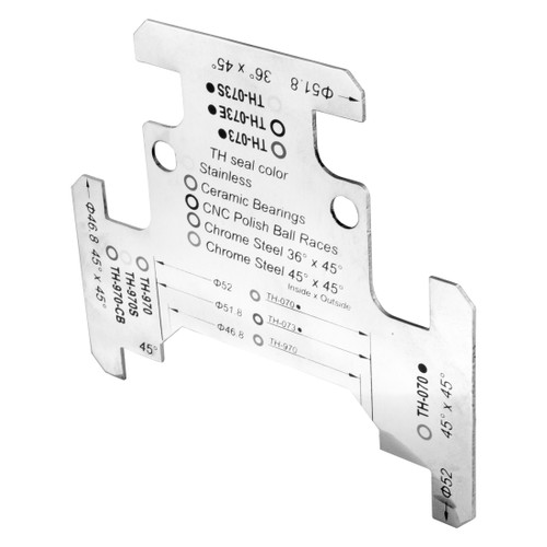FSA Headset Gauge Kit for 1-1/4" and 1-1/2" | Stainless Steel Head Tube and Bearing Measurement Tool 160-9001
