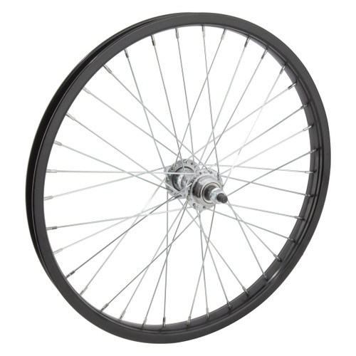 20-Inch Steel Rim Brake Wheel 36H Spokes for Juvenile Bikes 65055