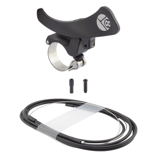 Origin8 Hangtime Dropper Post Remote Lever Kit - Alloy, Drop and Flat Bar Use 52759